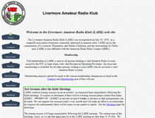 Tablet Screenshot of livermoreark.org